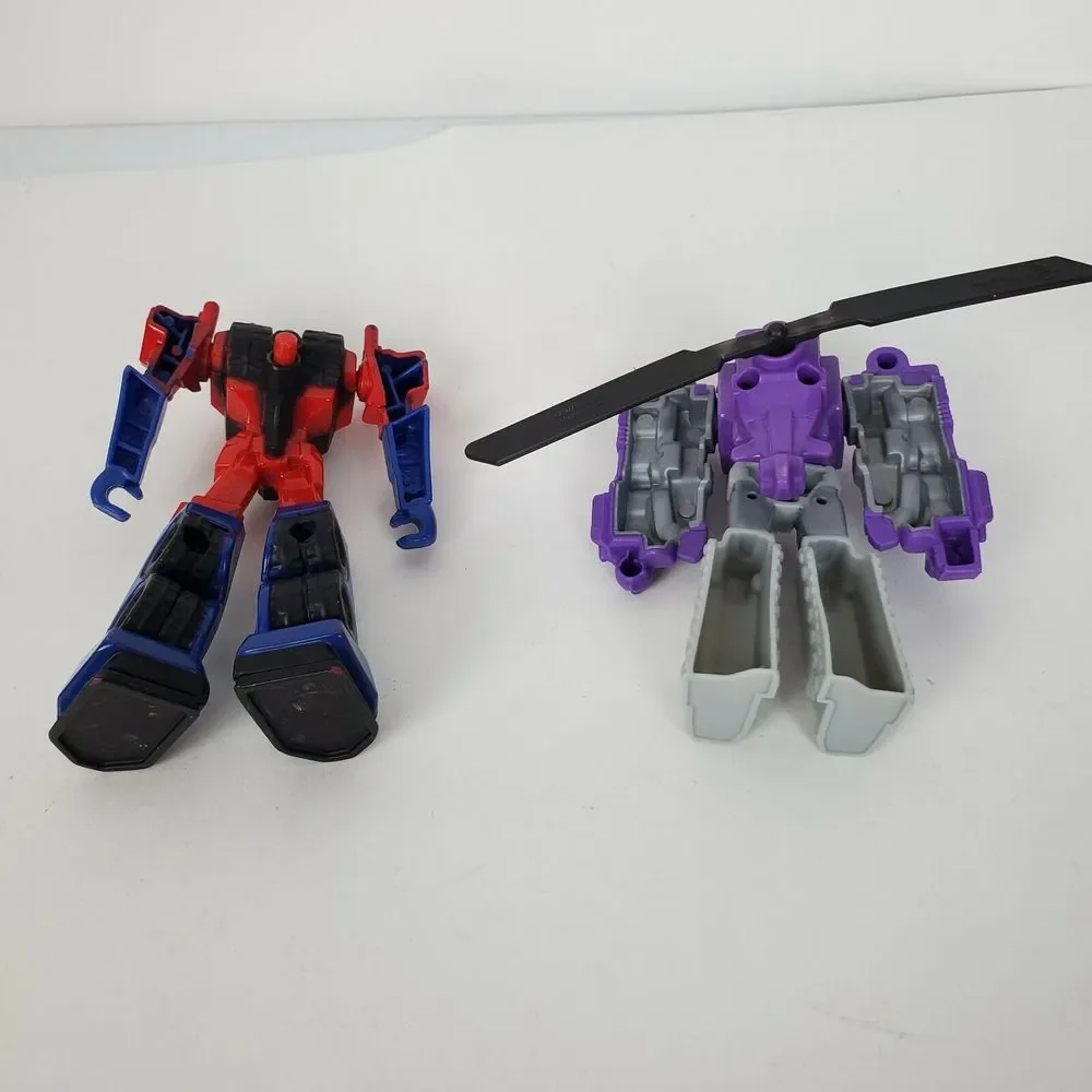 TRANSFORMERS Happy Meal Toys LOT of 2 Figures Hasbro‎ McDonalds 2013